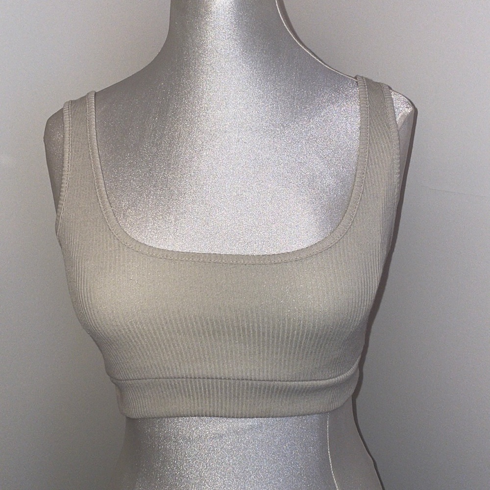 PLT Bralette in cream NWOT